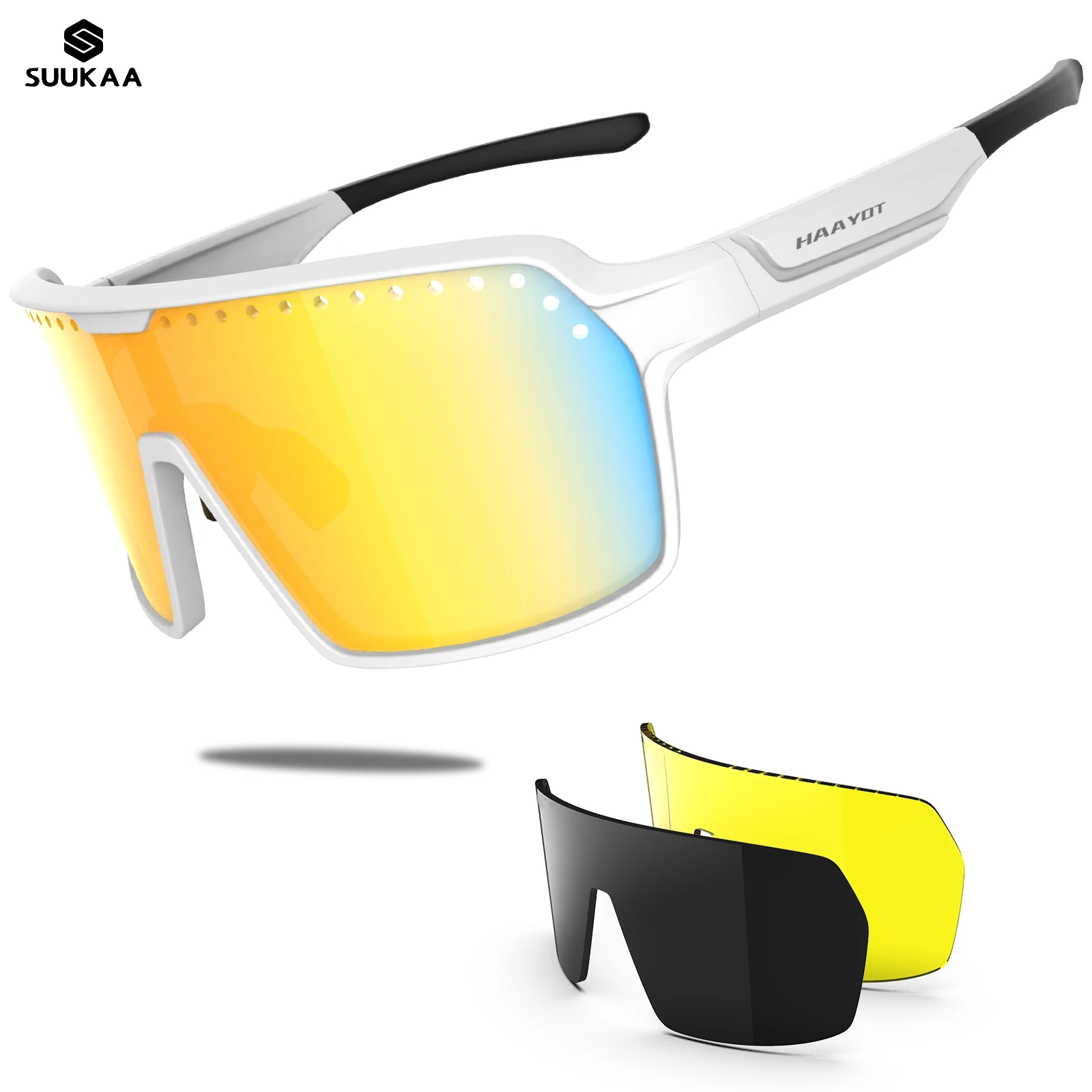 Sport Cycling Sunglasses UV400 Road Bike Mountain Bicycle Glasses Outdoor Riding Goggle Eyewear for Man Women Cycling Glasses