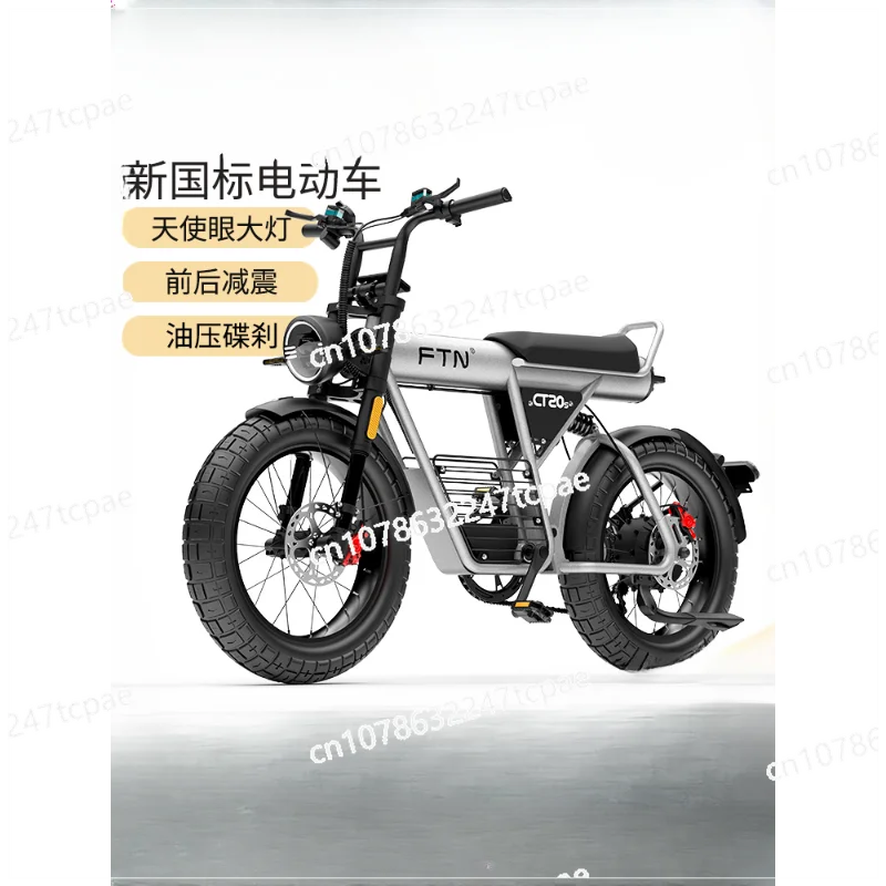 FTN's new SUPER73 flat replacement retro lithium battery off-road electric power bicycle 20-inch mountain battery bike