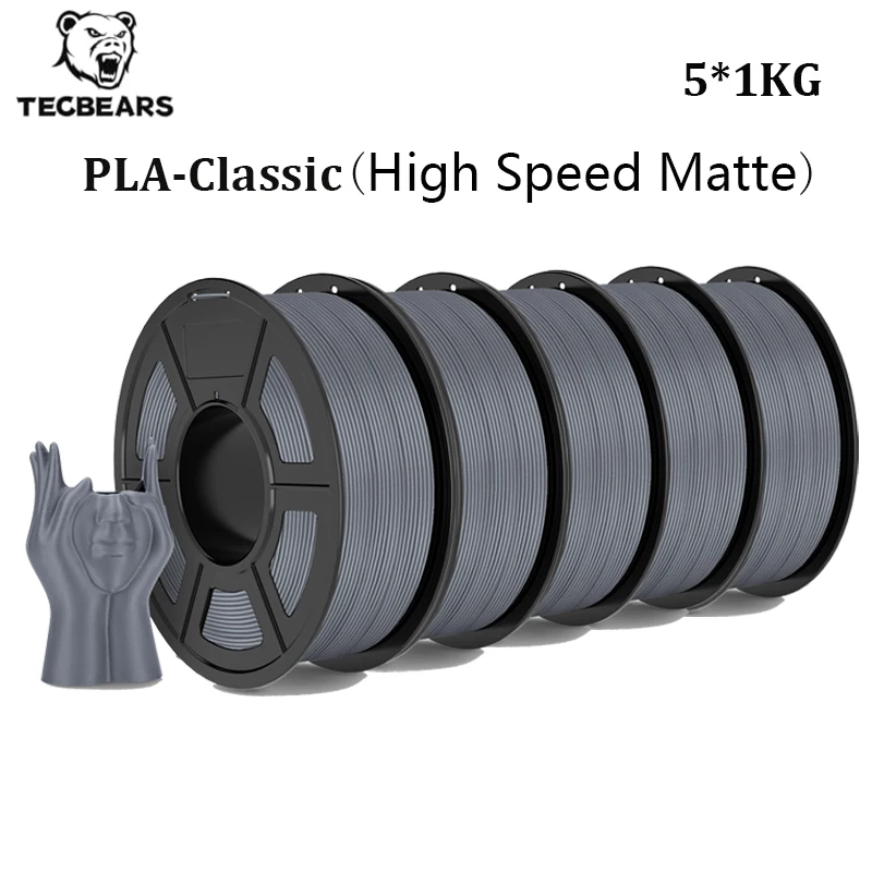 TECBEARS High Speed Matte PLA 3D Printer Filament