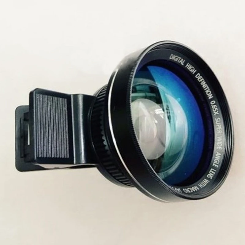ZIZI Wide Angle Lenses 0.45X 52Mm Wide Angle HD Lens Conversion Wide-Angle Camera Lens With Macro Lens