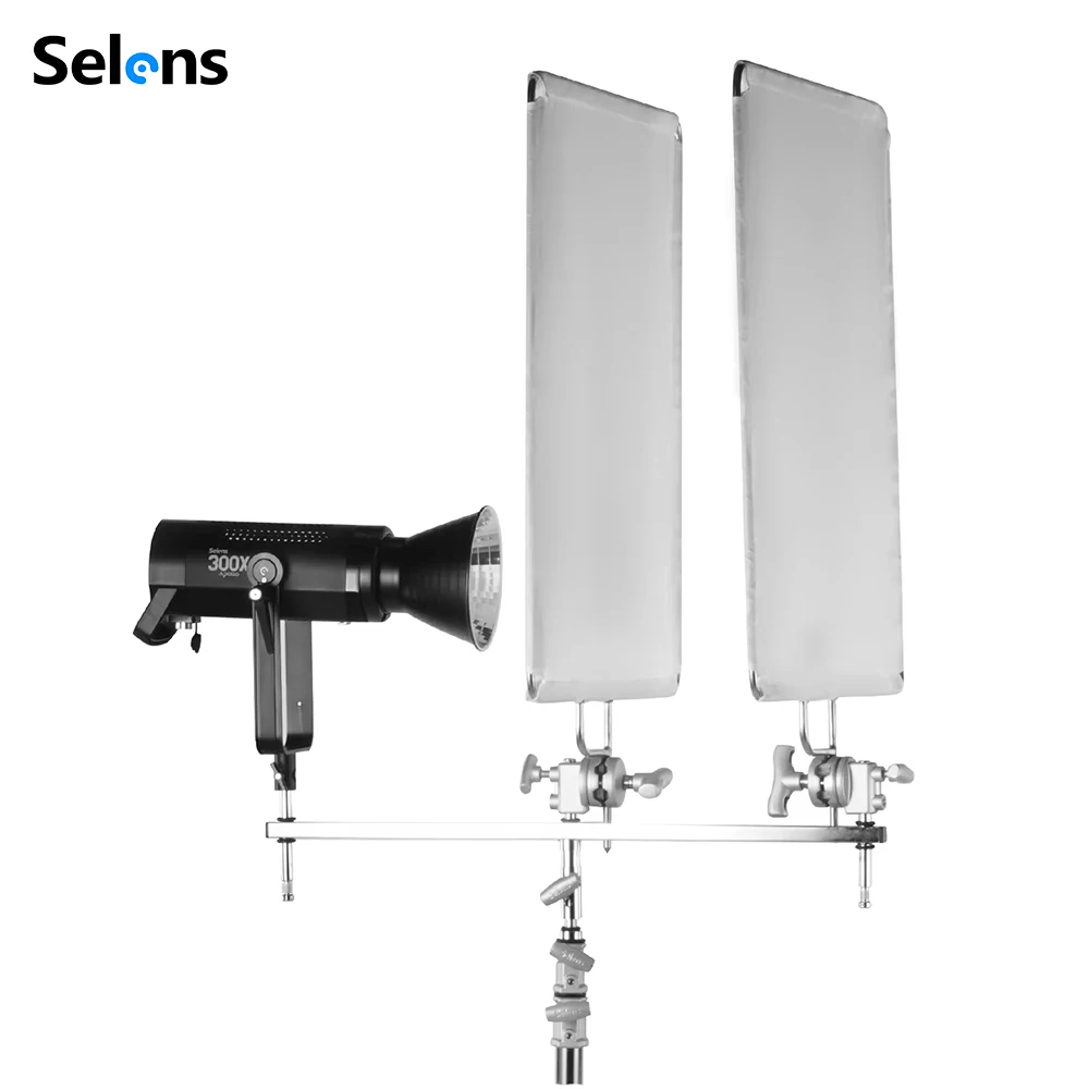 Selens Baby Triple/Double Header 16mm Boom /Extension Arm with 5/8
