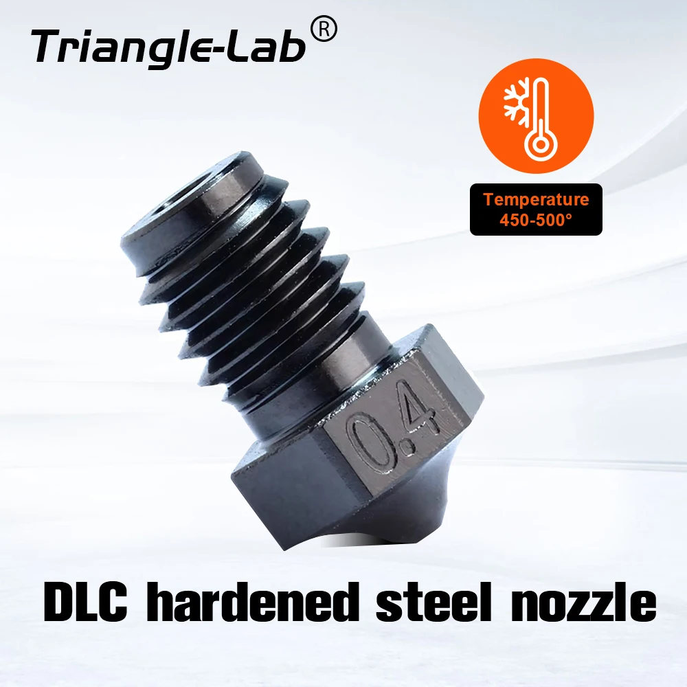 

Trianglelab V6 DLC сопло из закаленной стали нано-покрытие для Dragonfly Dragon Hotend V6 Hotend Matrix Extruder DDB