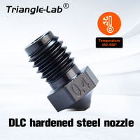 Trianglelab V6 DLC Hardened Steel Nozzle Nano coating nozzle For  Dragonfly Dragon Hotend V6 Hotend Matrix Extruder DDB