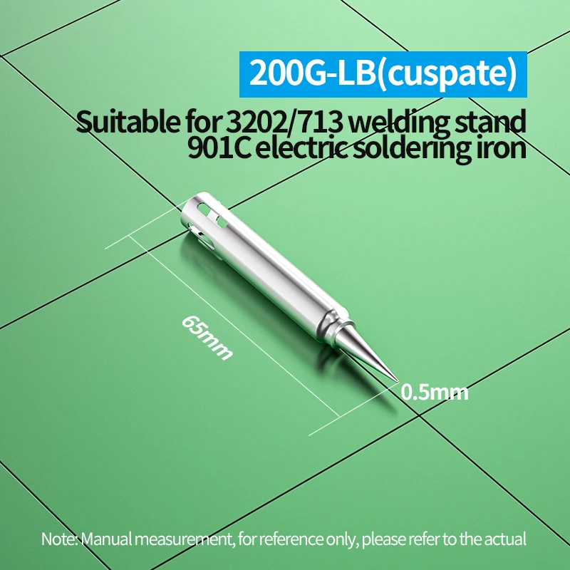 Punte per saldatore da 200G 200G-B 200G-K 200G-4C 200g-3. 2d testa di saldatura di alta qualità adatta per stazione di saldatura rapida 3202