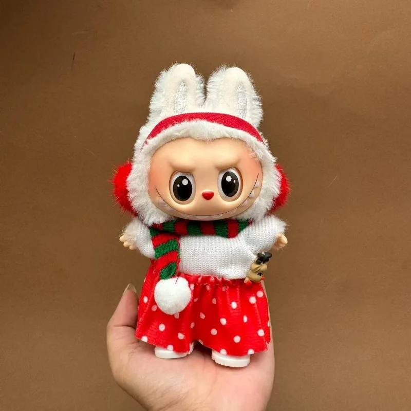 ラブブー服：クリスマス鹿セット（赤いお祝い衣装）V1/V2/V3用 - ラブブー服ホリデーギフトクリスマスセット