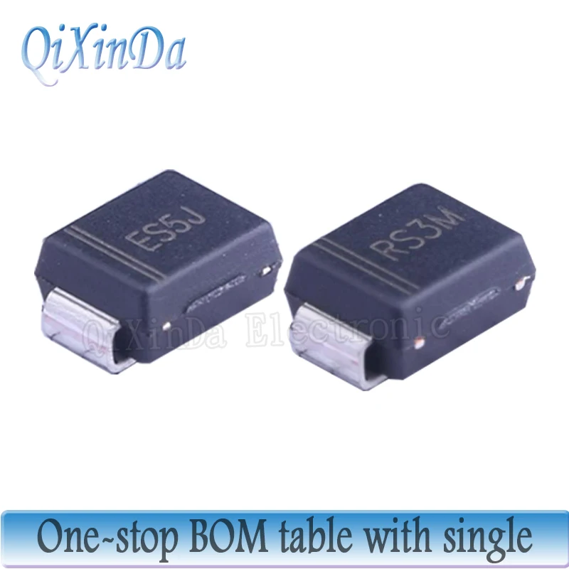 50PCS ES2DB ES2GB ES2JB  ES3DB ES3GB ES3JB ES5AB ES5DB ES5GB ES5JB RS2MB RS3MB RS5MB SMD Diode DO-214AA(SMB)