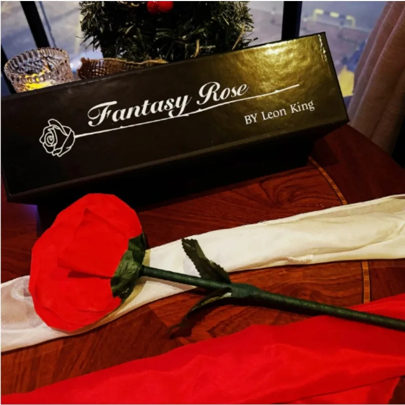

Fantasy Rose By Leon King Magic Tricks Ultra Visual Rose Transformation Color Change Magia Stage Illusions Gimmicks Mental Props