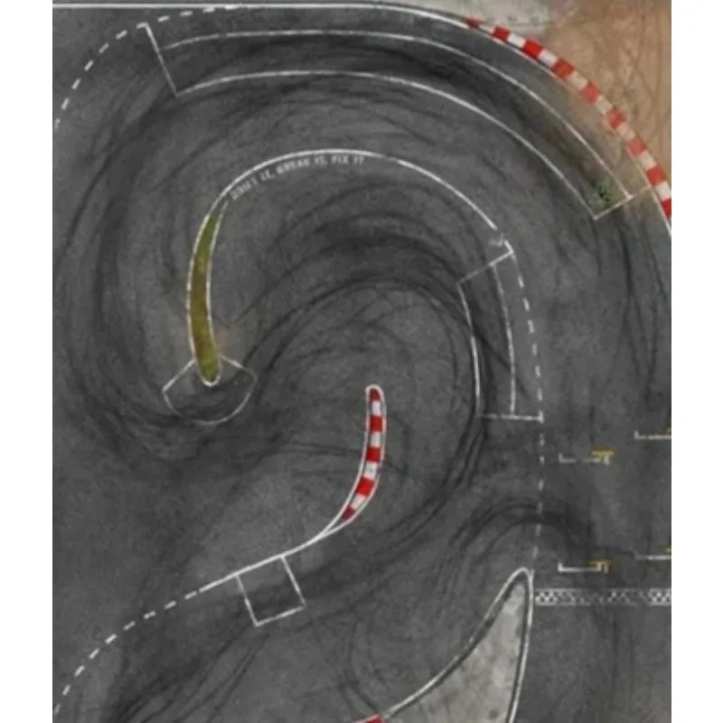 Looook Store 1/28 Scale RC Drift Race Track High Grip Simulation Carpet for Mosquito GLD DRZ Mini RC Car Hobby Enthusiasts