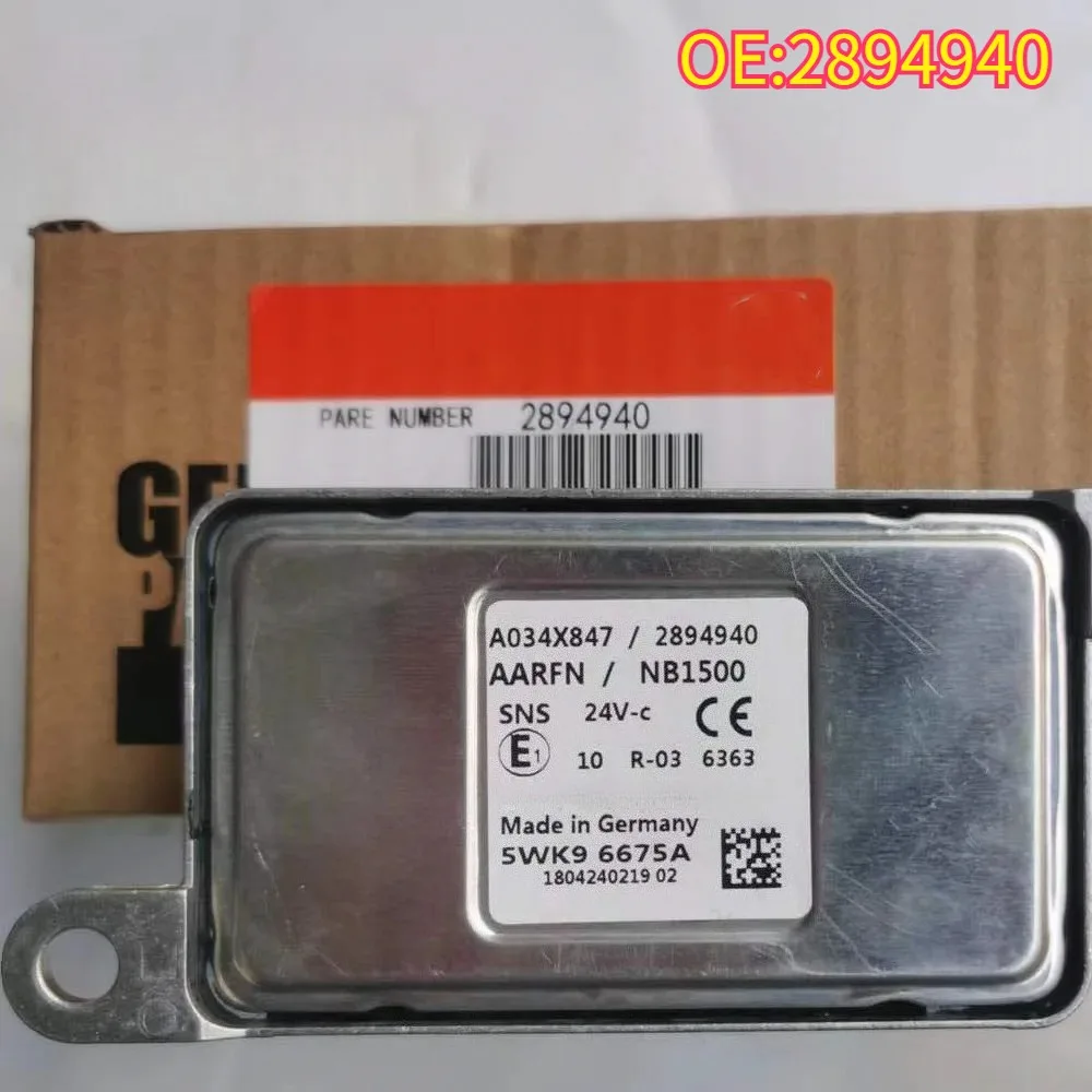 High quality New For 2894940 2871979 4984577 4954222 1705572 New Truck NOx Sensor 5WK96675A  5WK 96675A For Cummins