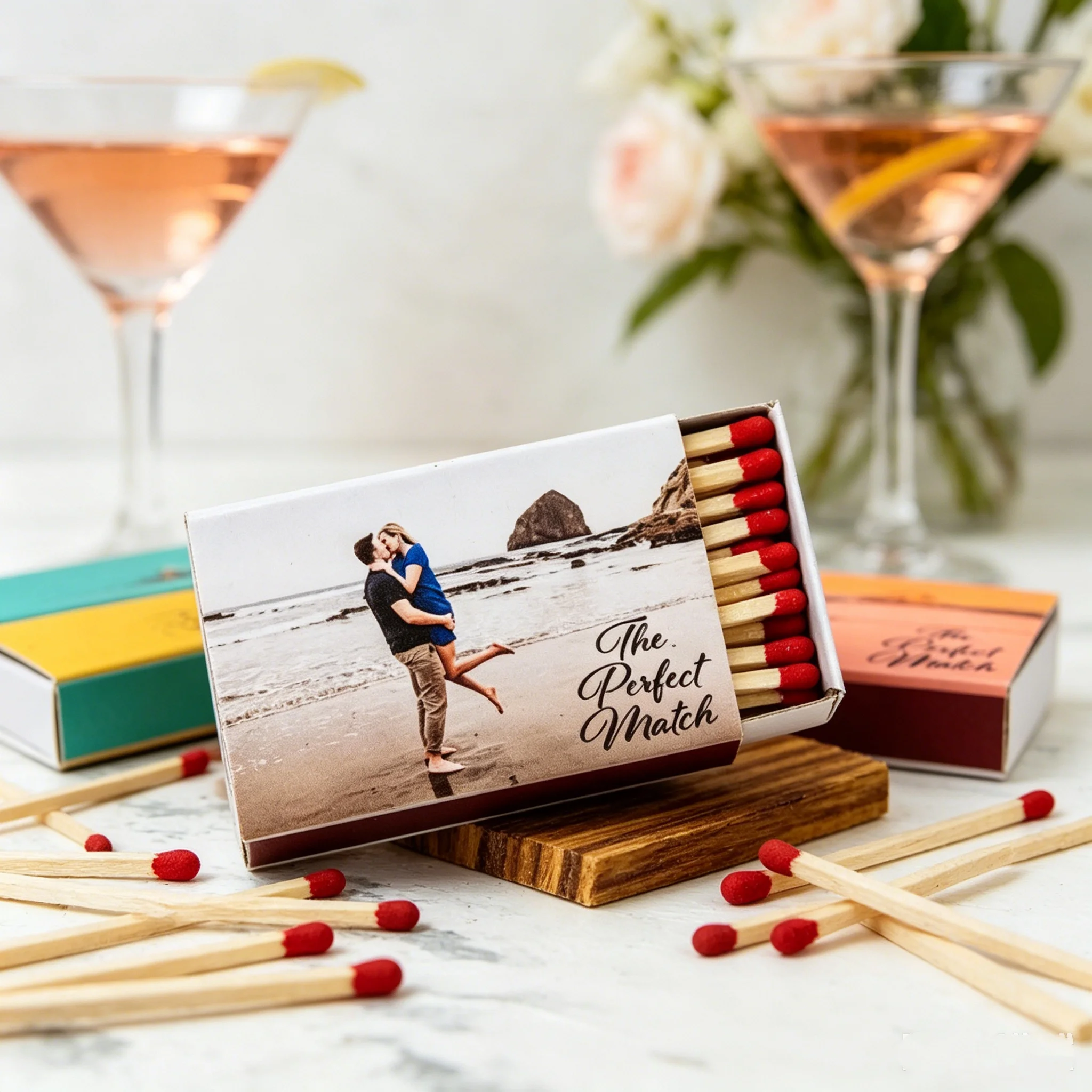 

Set of Photo matchboxes / Custom matches / Custom matchbook / custom matchboxes / Custom photo gifts / wedding souviniers / matc