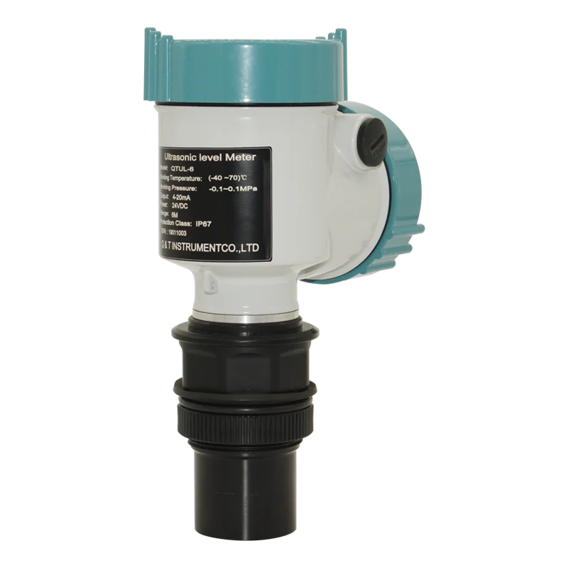 Fuel Water tank Digital Level Transmitter Gauge Indicator Meter Ultrasonic Level Sensor