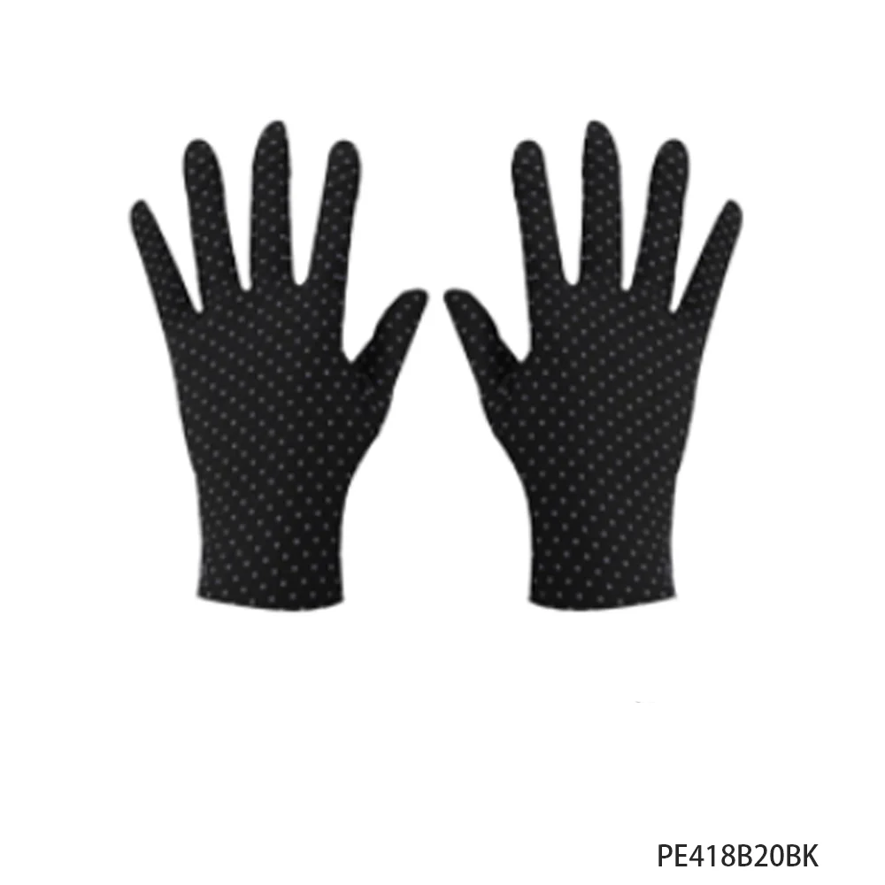 PESENAR Guanti a pois bianchi neri stile anni '50 per accessorio per feste in costume vintage retrò