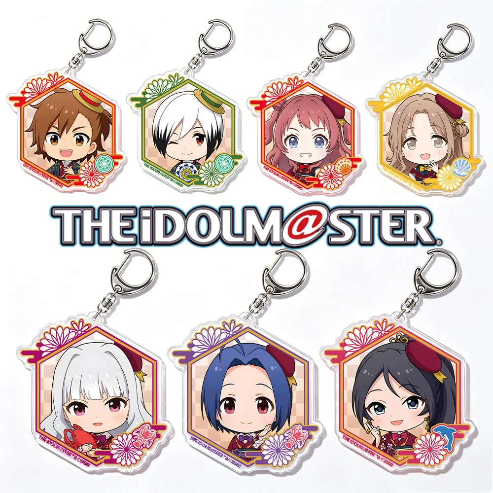 Акриловый брелок-подвеска для сумки The Idolmaster: Секи Хироми, Курамото Китай, Рицуко Акизуки, Сугисака Уми, Юко Хори, Мия Мияо, Чиби