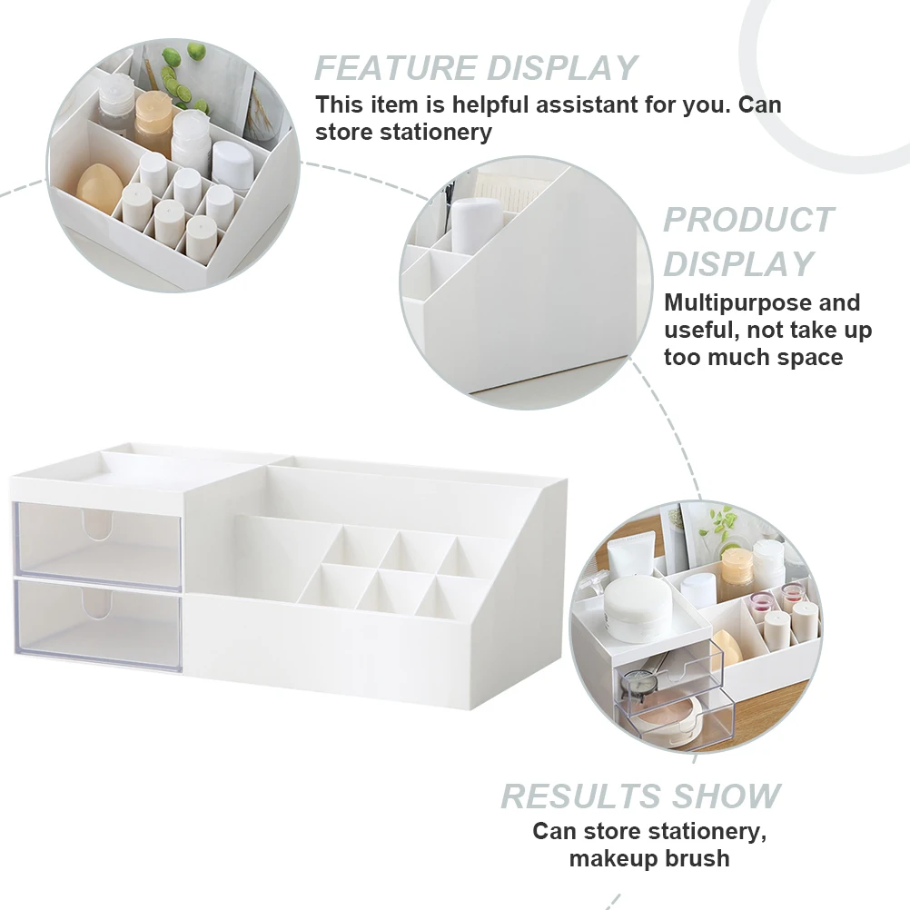 

Multifunctional Desktop Pen Holder Brush Storage Box Stationery Organizer Container Pencil Holder For Kids Students