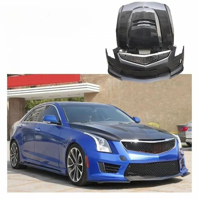 

High-quality body kit upgraded ATS V: front bumper, hood, grille.