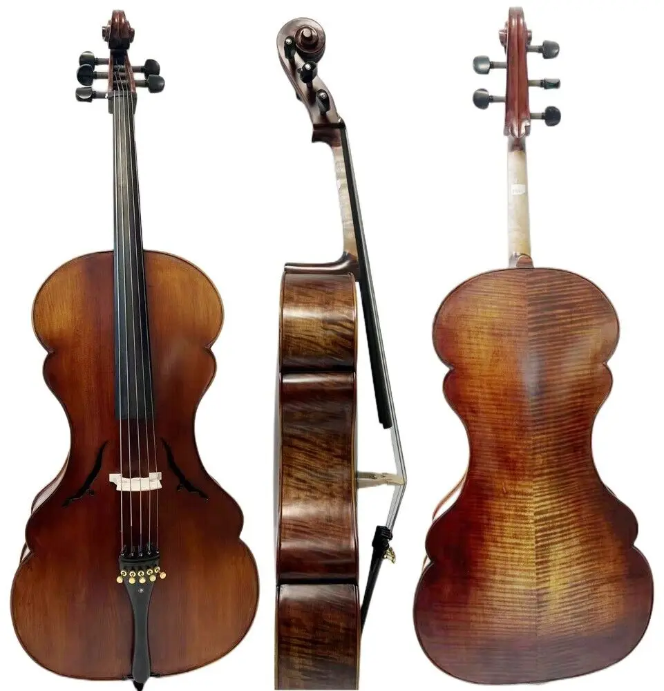 Baroque style SONG Brand Professional Master 5strings Cello 4/4,Big rich Deep sound #15501