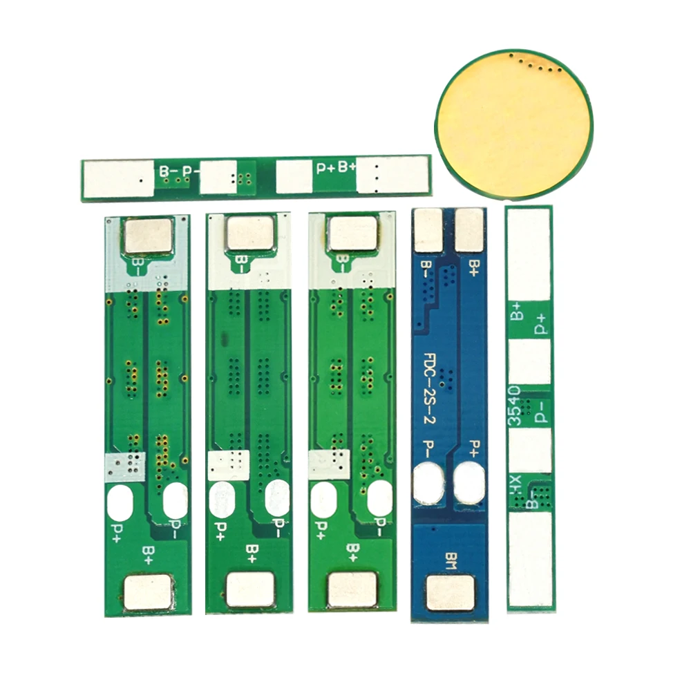 WAVGAT 5PCS 1S 2S li-ion BMS PCM battery protection board 2.5A 5A 10A 15A pcm for 18650 lithium ion li battery