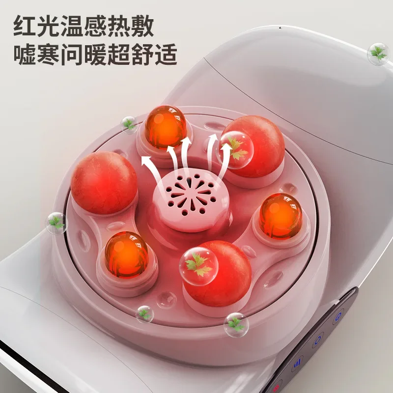 Instrument automatique portatif de frottement du ventre de Bianstone avec la thérapie de chaleur pour le masseur abdominal de soulagement de la flatulence expédition rapide