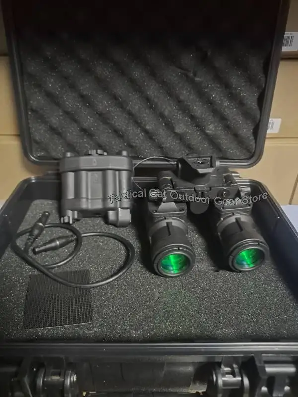 FMA Tactical Airsoft Binocular Night Vision Non-Functional/luminous Version Model AN/PVS31 with Battery Case(Dummy Model) TB1284