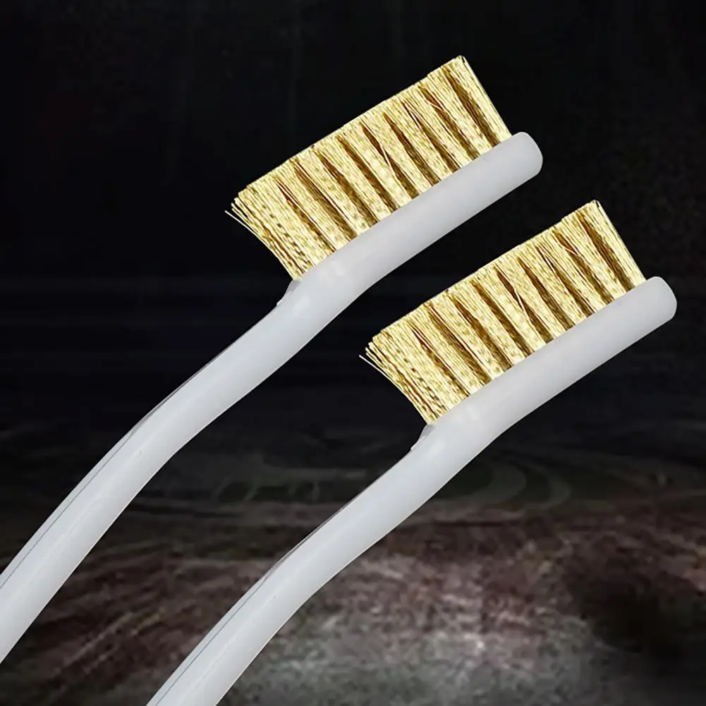 사무실 용 교수형 구멍 청소 칫솔로 강력한 클리너 편안한 3D 프린터 노즐 청소 브러시 ​​도구