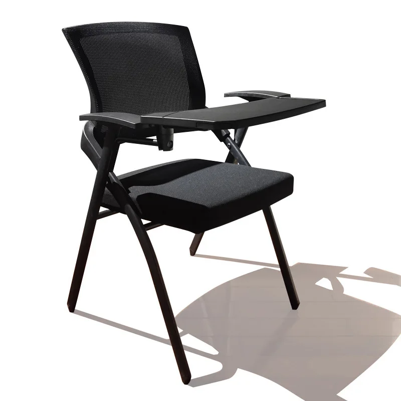 Mesh Training Wheel Foldable Chair School Student Study Chair Training Chair Writing Pad With Wheels