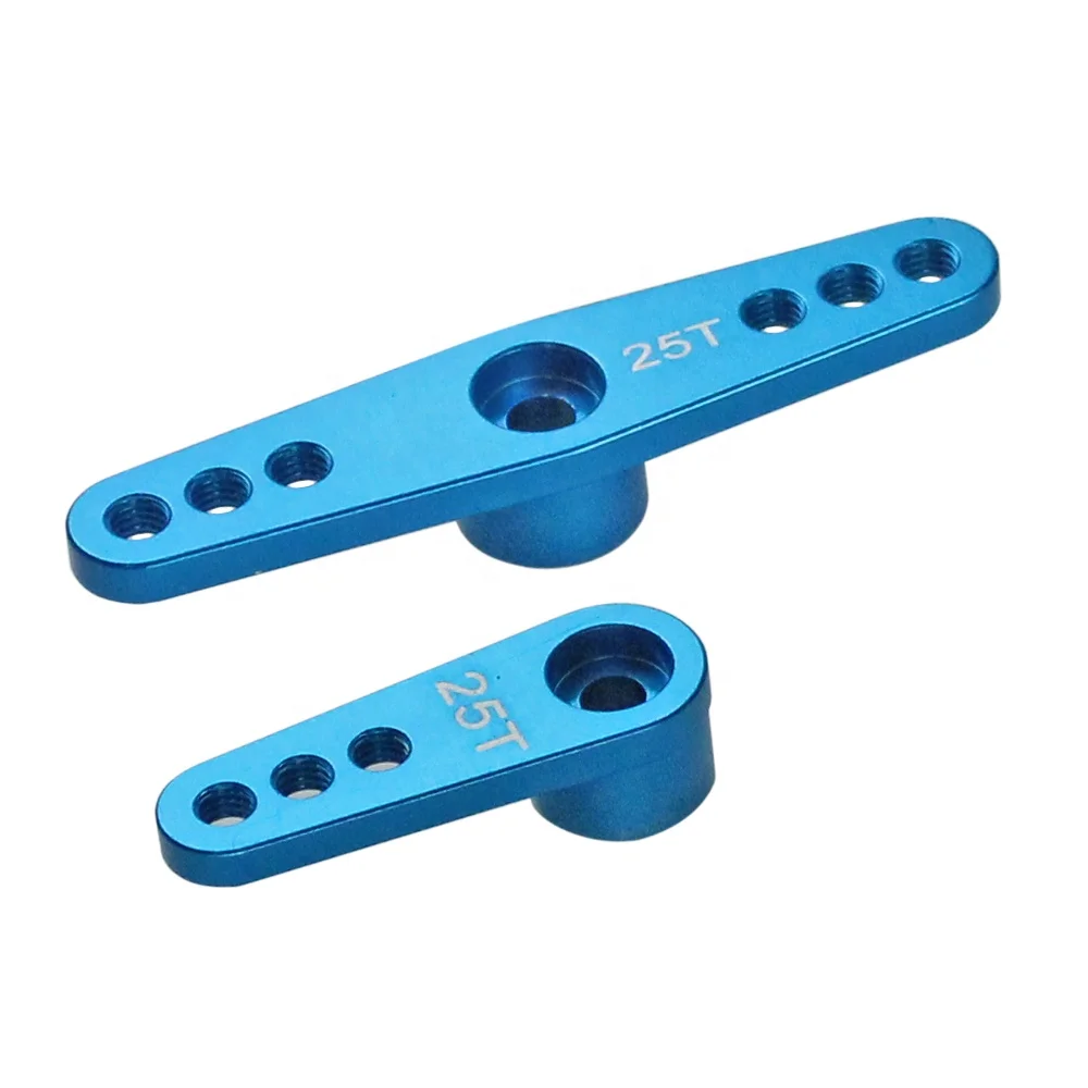 

50PCS 25T M3 Single Aluminum Servo Arm Horn For Futaba Savox Xcore HL HSP HD Power DS3225 MG996R RC Boat Spare Parts
