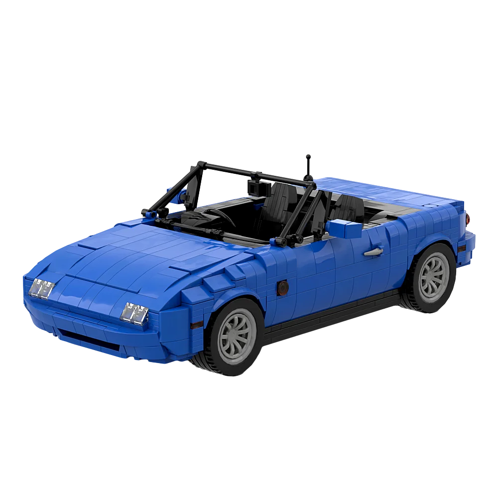 

Gobricks MOC 1989 Eunos Roadster Mazda MX-5 Bricks Model Mazda Miata Blue Sports Car Building Blocks Racing Car Toys Gift