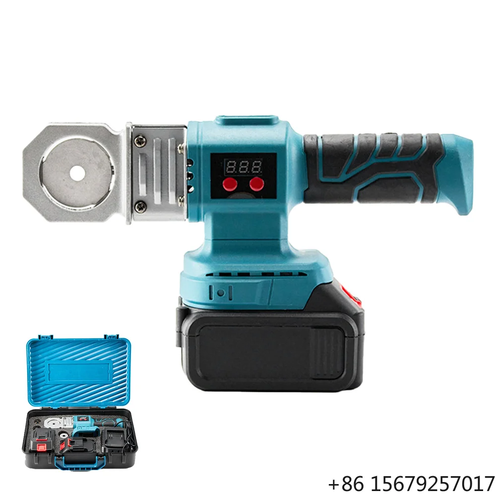 20V Cordless Industrial Grade Lithium Battery Hot Melt Machine PPR PE Pipe Digital Display Temperature Adjustable Hot Melter