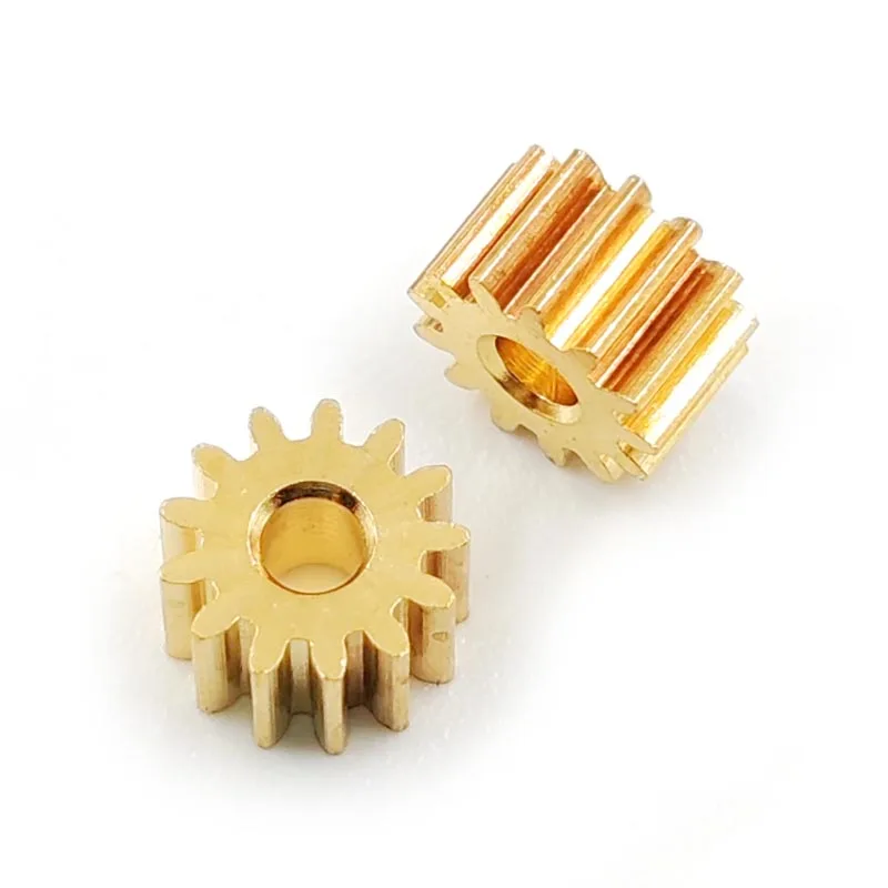 132A 0.4M Copper Pinion OD=6mm Thickness 3.5mm 13 Teeth DIY Toy Motor Gear Parts 13T