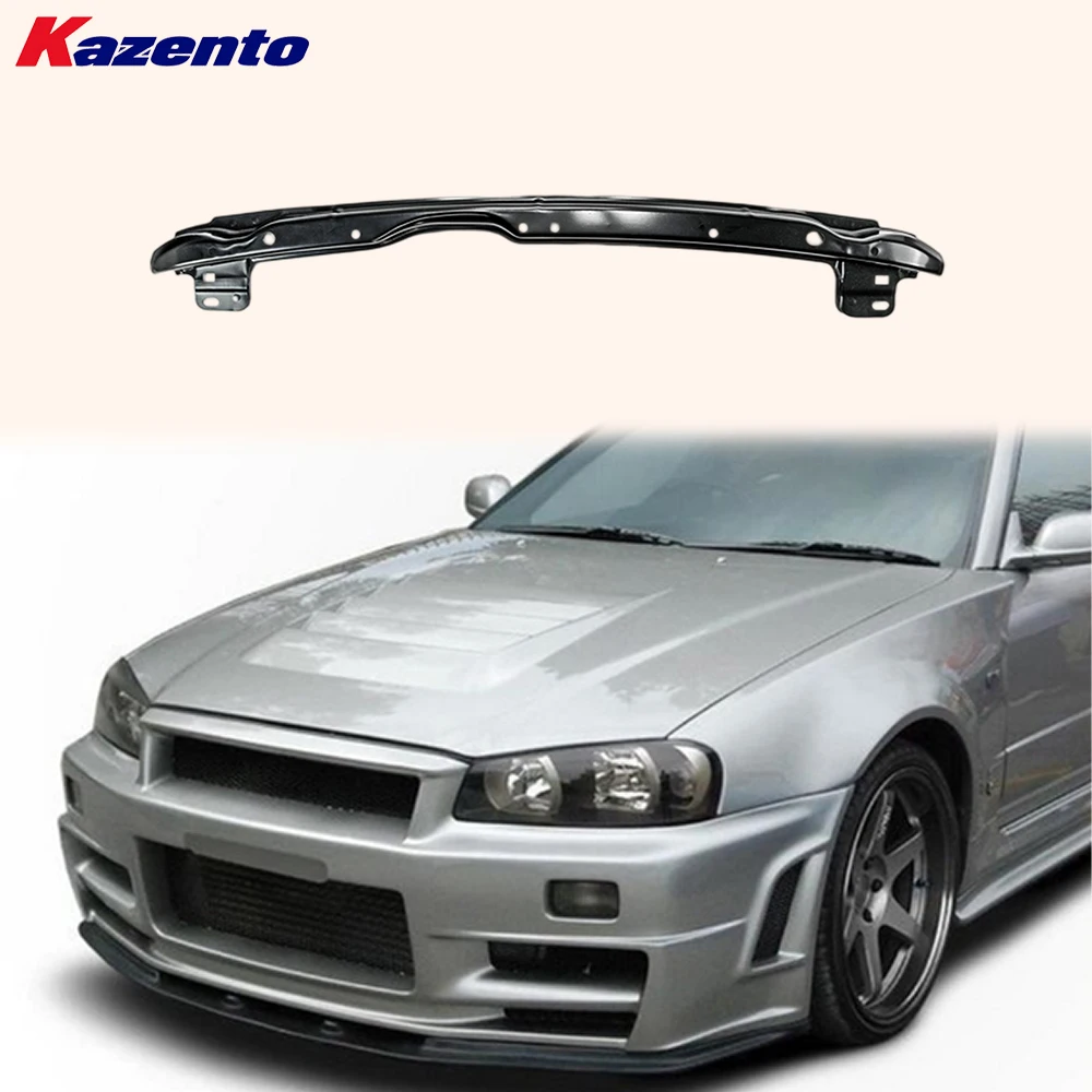 

Для Nissan Skyline R34 GTR только купе СТАЛЬНЫЙ верхний фиксатор переднего бампера в стиле OE