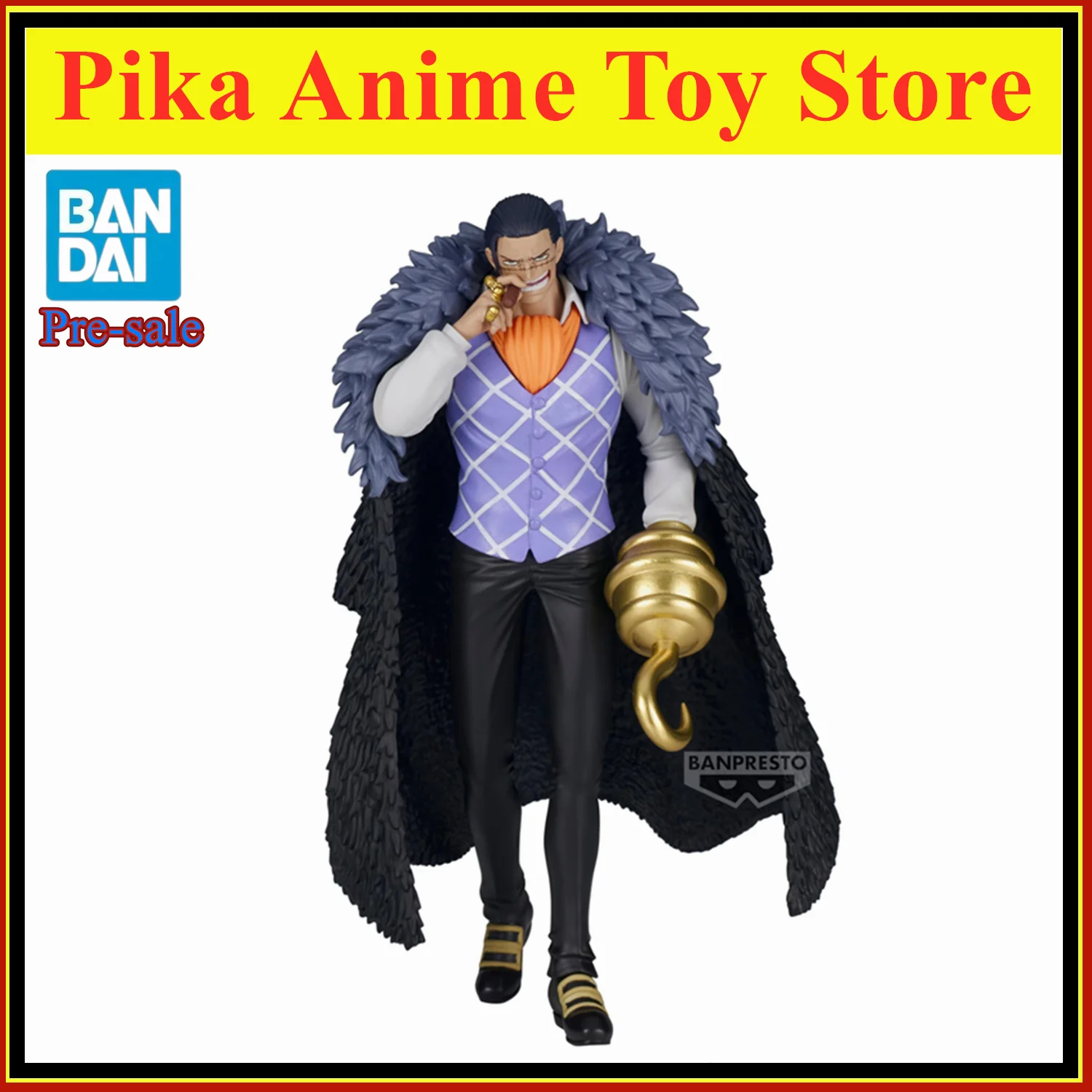 

Original BANDAI BANPRESTO THE One Piece Sir Crocodile Anime Figure Toys PVC Model Collection Action Figurine Gift