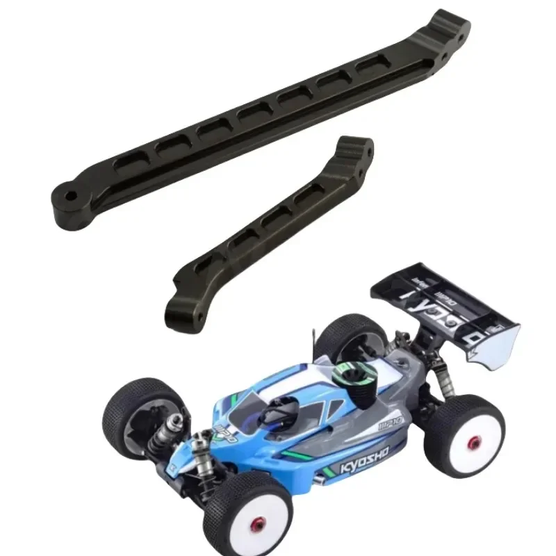 Metal dianteiro e traseiro Chassis Brace, Peças de Atualização, Acessórios para Kyosho MP10, RC Car, IF618, 2pcs