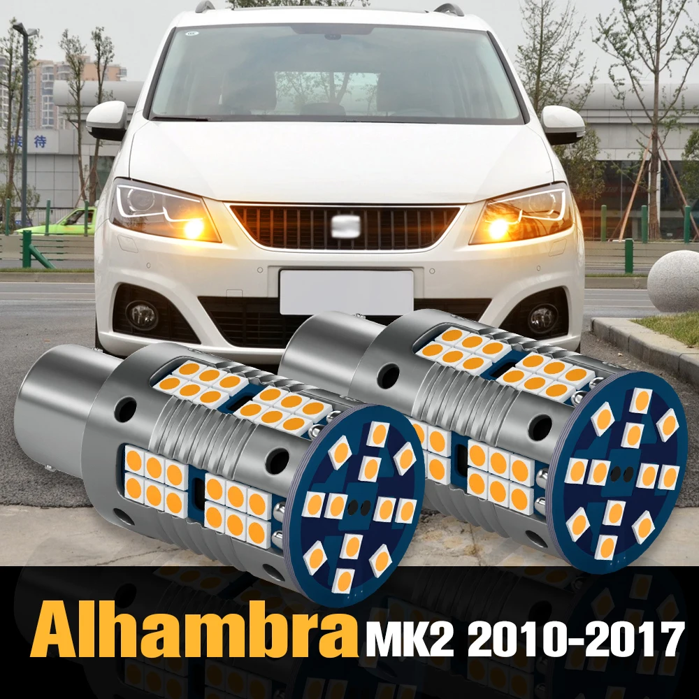 

2pcs Canbus LED Turn Signal Light Lamp Accessories For Seat Alhambra 2 MK2 2010-2017 2011 2012 2013 2014 2015 2016