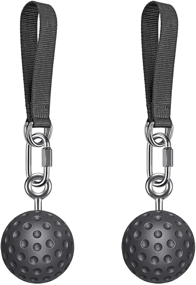 

Non-Slip Pull Up Power Balls, Rock Climbing Grips for Strength Training, Forearm and Hand Exerciser for Chin Up Bar, Kettlebell