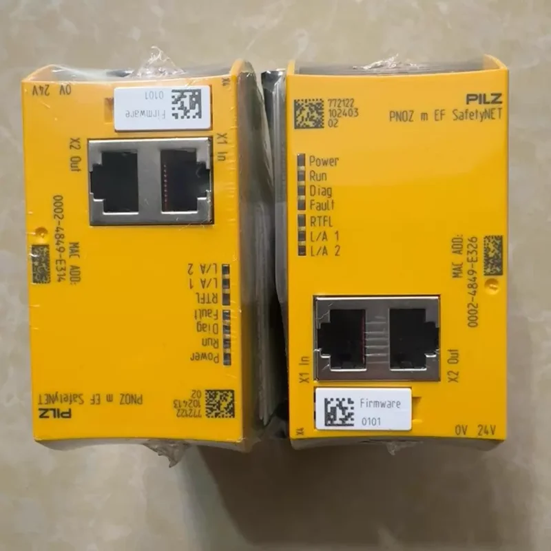 Free Shipping PILZ Safety Relay Module PNOZ m EF SafetyNET 772122 24VDC Original New Hot Sale