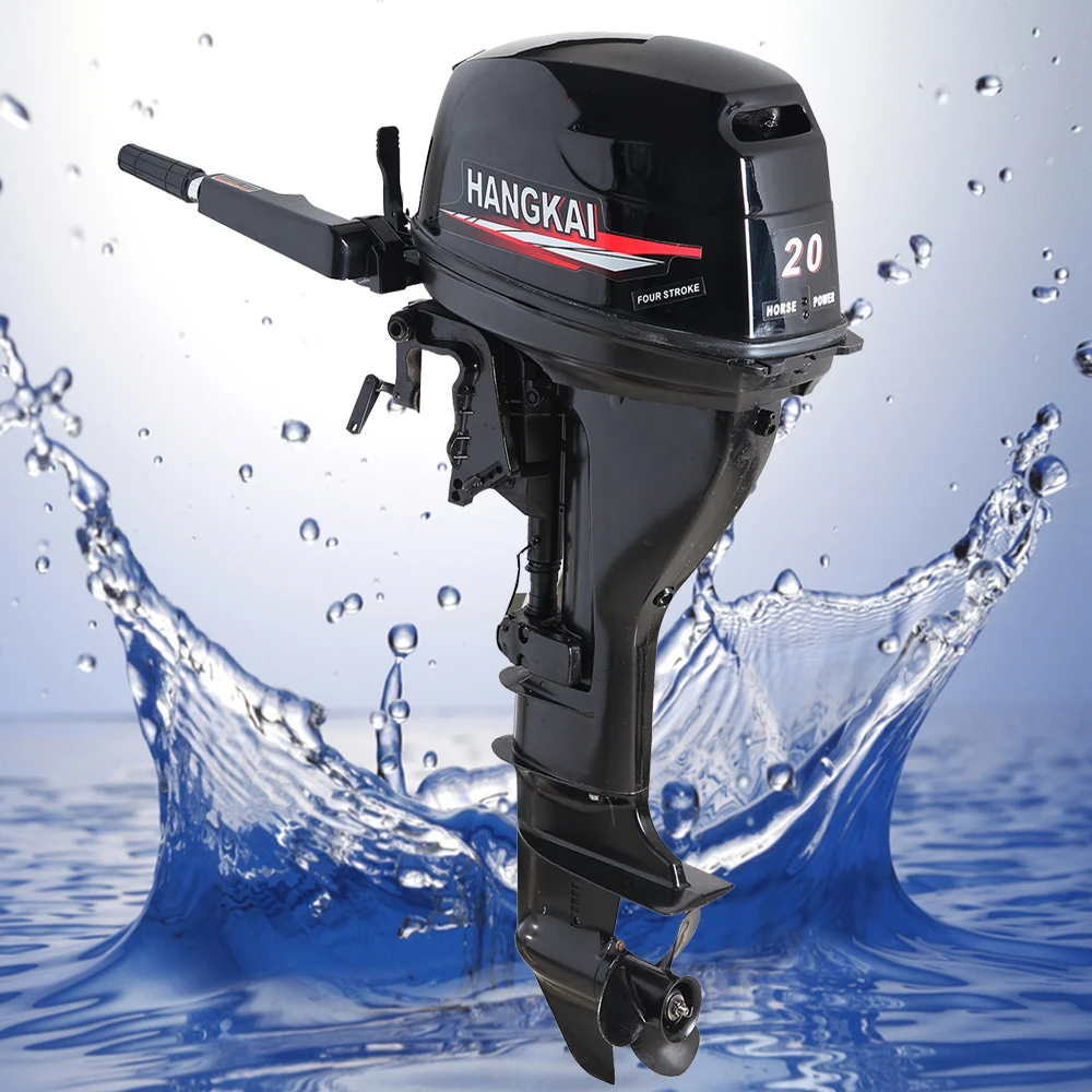 New Arrival Power Boat  Engine HANGKAI  4  Stroke 20 HP Outboard Motor Long Shaft And Short Shaft