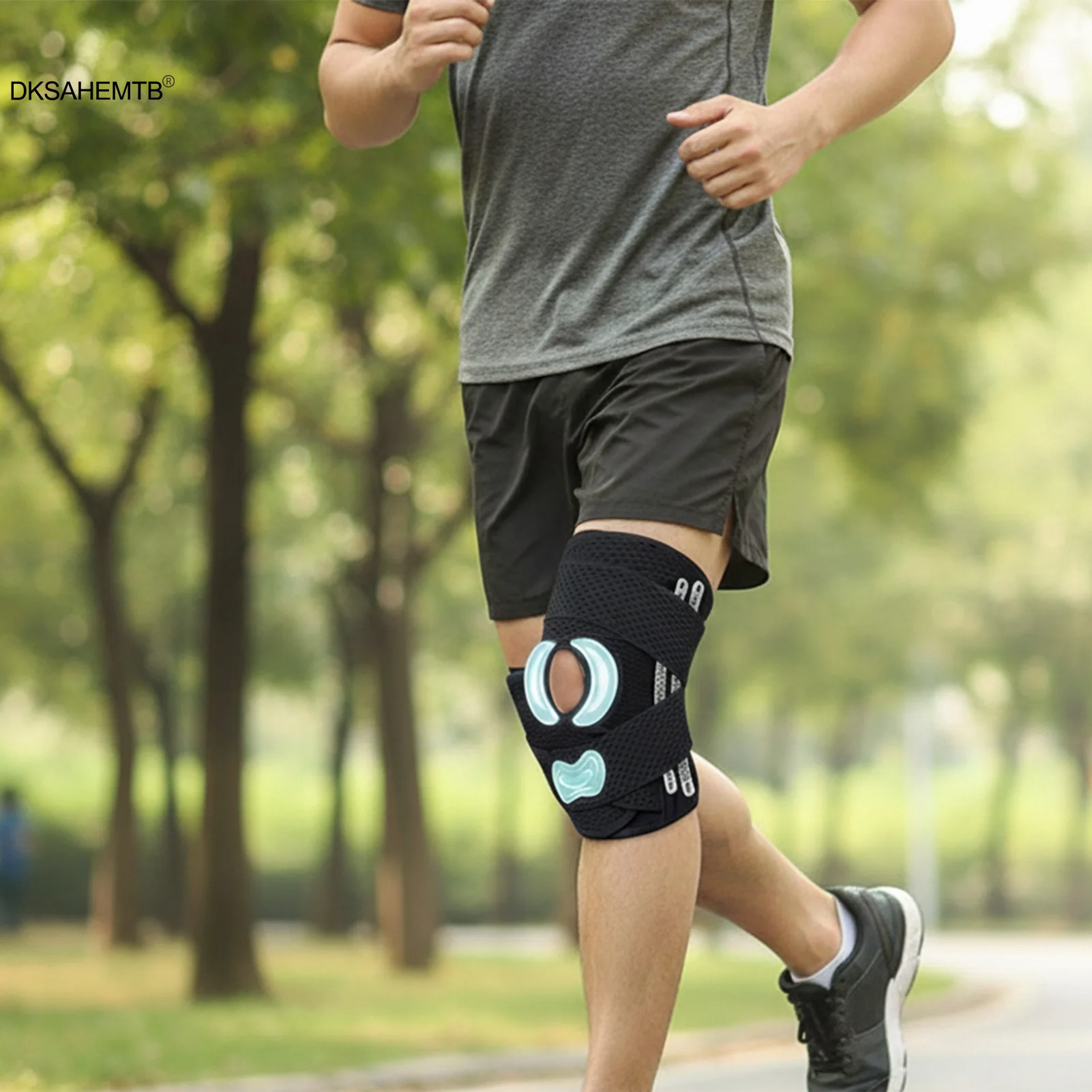 

Спортивные наколенники, профессиональные менисковые наколенники для езды на велосипеде, бега, игры с мячом, компрессионный ремень для фитнеса, защита локтей, инструменты