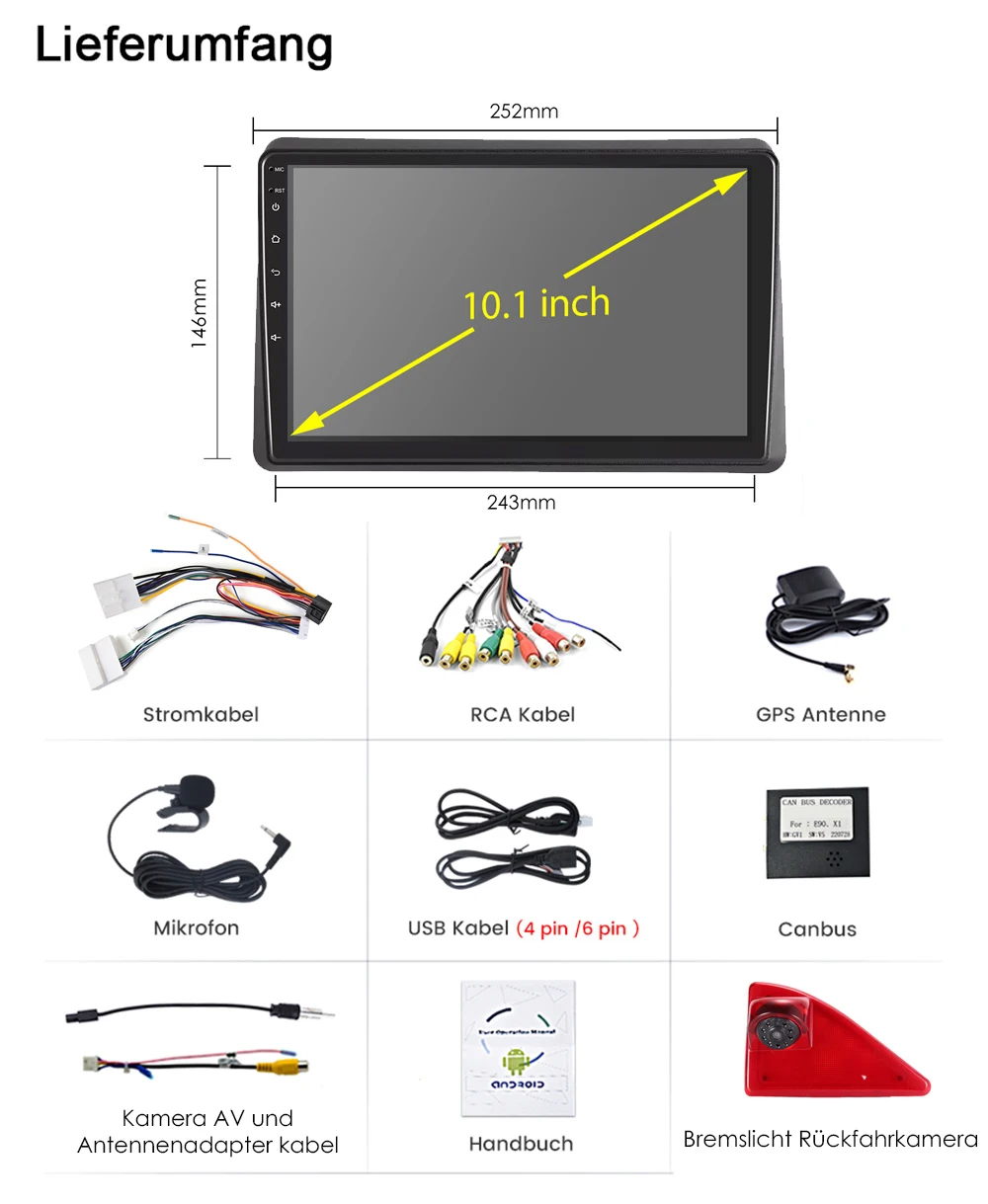 Android car radio with GPS Navigation+ HD reverse camera for Renault Master II III IV Kasten Bus Kombi MK3 Pritsche Fahrgestell