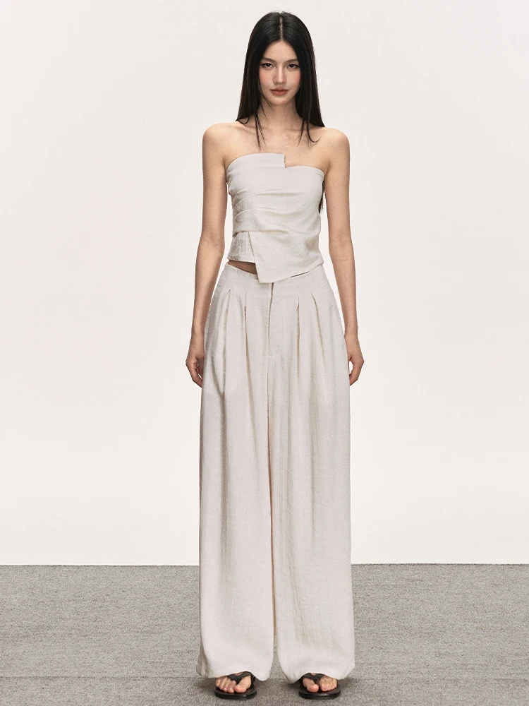 Anna Aneae Summer Silk Linen Dr Set da donna di lusso dal design irregolare Casual Sle ort Sve round Ne Abito a due pezzi