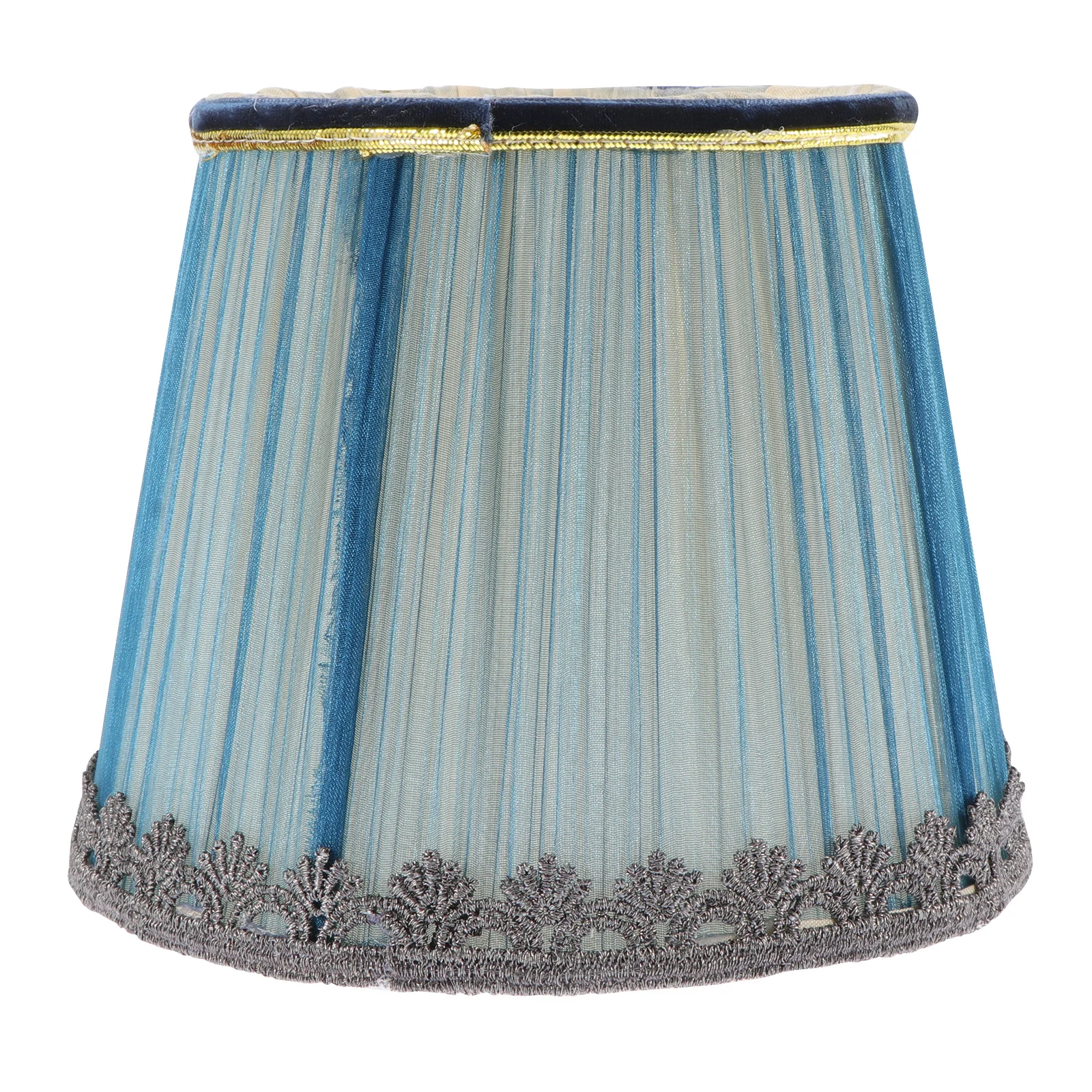 

Durable Practical Chiffon Lampshade Pleated Light Cover Accessory Sturdy Structure Warm Atmosphere Home Decor Light Cover