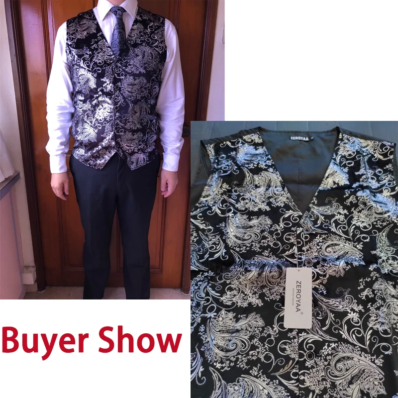 Paisley Flower Steampunk Suit Vest Men 2022 Classic V Neck Slim Fit Single Breasted Flannel Waistcoat Mens Marriage Gilet Homme