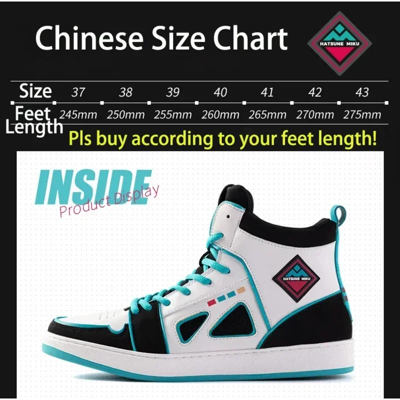 Moeyu Anime Miku Shoes For Men Vocaloid Cosplay Male Sneakers Women Tennis Sports Athletic Shoe Casual Running Gift With Soc MN8