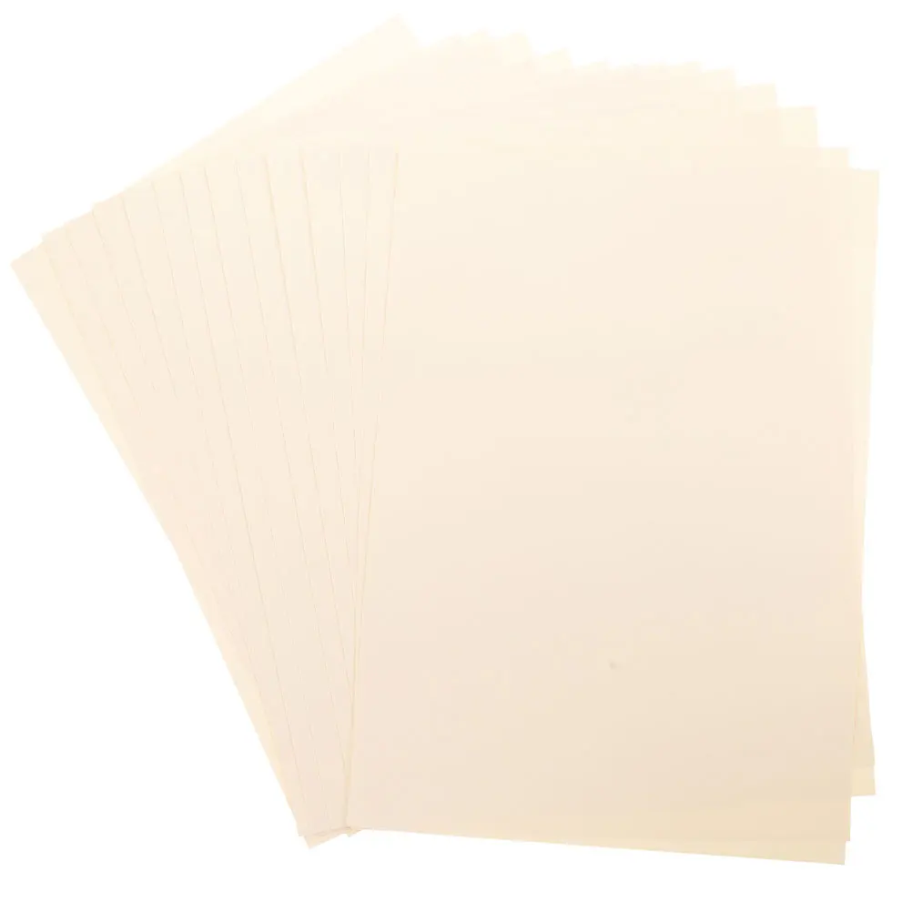 15pcs 15 Sheets A4 Blank Honor Certificate Paper Beige Color Smooth Sturdy Textured Thick Print Graduation Business Ideal Ages