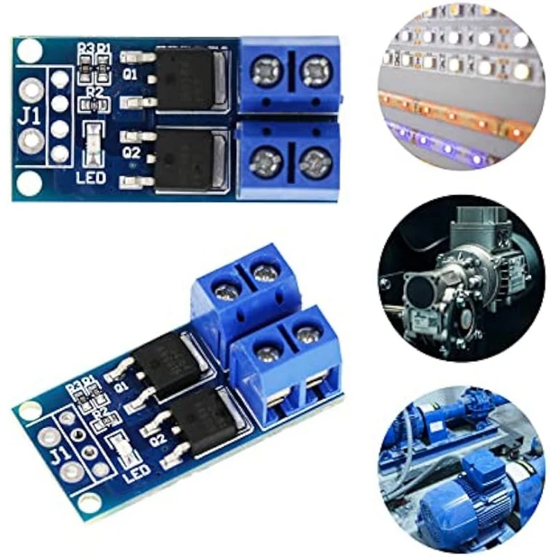 30PCS MOS Transistor Driving Module Trigger Switch DC5V-36V 15A(Max 30A) PWM Adjustment Electronic Switch Control Board Durable