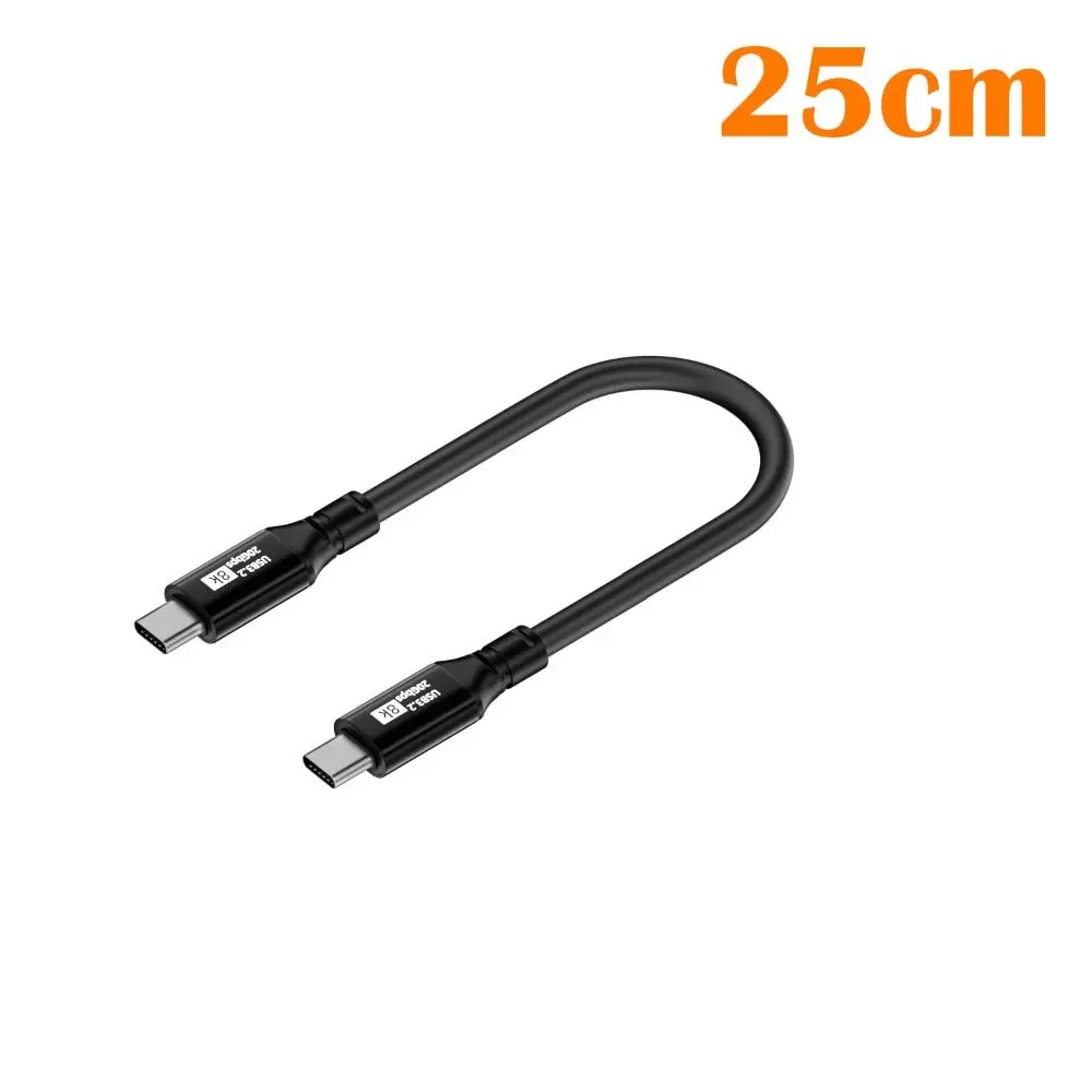 

PD 100W USB 3.2 Type-C to Type-C Cable 8K@60Hz 20Gbps Data Cord Emark Chip UHD Fast Charging Line for Mobile Phone 15 Pro Max