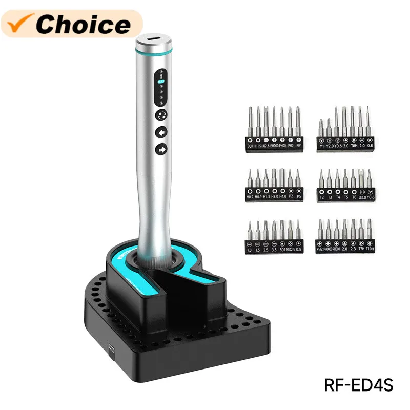 RF4 RF-ED4 & RF-ED4S Multi-function ไขควงไฟฟ้าชุด 42 Bits 4-speed ซ่อมโทรศัพท์มือถือเครื่องมือถอดชิ้นส่วน