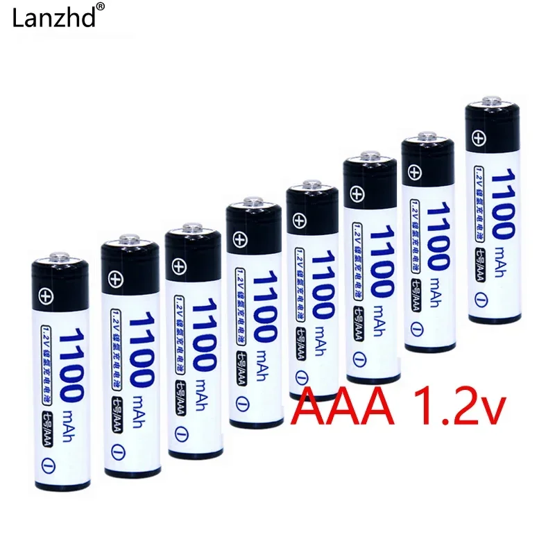 

AAA rechargeable battery 1100mA Ni-MH batteries 1.2V in Actual High Capacity Batteries Cell For toy flashlight Cameras