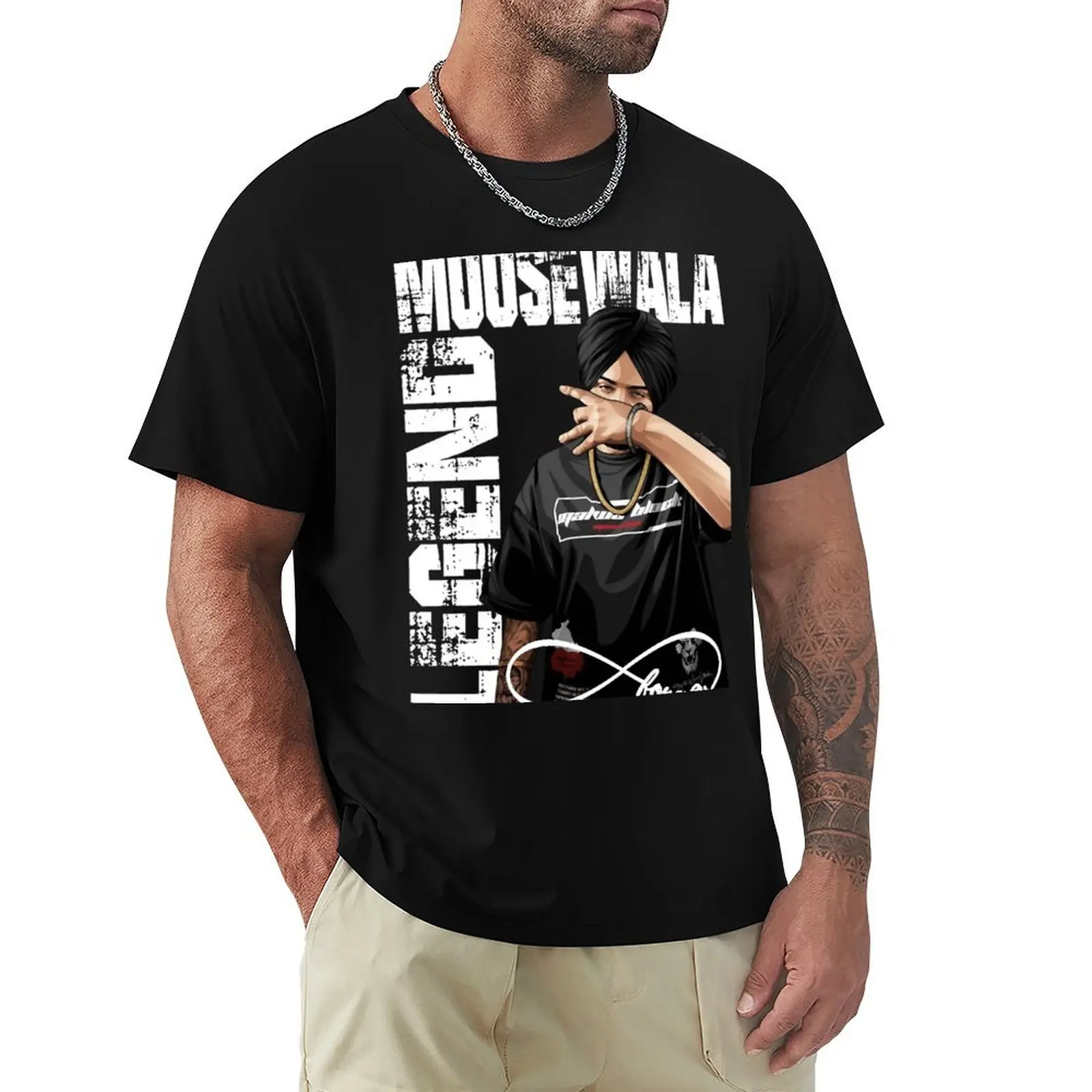 

sidhu moose wala sticker Classic(1) T-Shirt Sweat Resistant Workout Tee Shirt