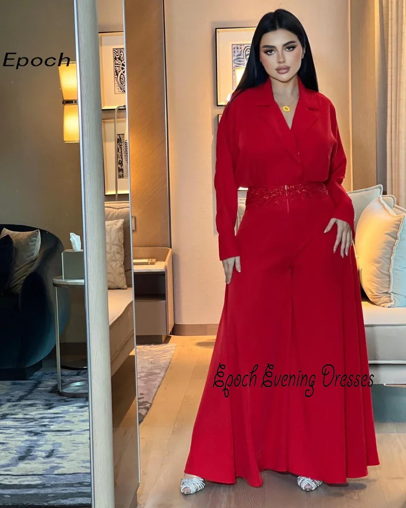 Long Jumpsuit Evening Dress For Sexy Women 2024 فساتين السهرة Elegant Sequined V-Neck A-Line Formal Cocktail Party Prom Gown