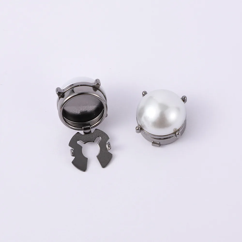 New Fashion Pearl Cufflinks Men\'s Shirt Buttons Cuff Links Luxulry Wedding Business Jewelry Accessories High-Quality